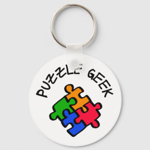 Porte-clés Geek de puzzle