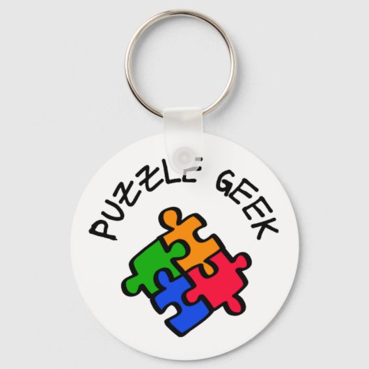 Porte-clés Geek de puzzle (Recto)