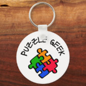Porte-clés Geek de puzzle (Recto)