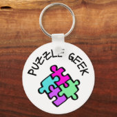 Porte-clés Geek de puzzle (Recto)
