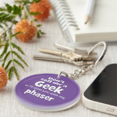 Porte-clés Geek phaser wf (Devant Droit)
