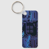 Porte-clés Geek Sortie carte de circuit électronique Nerd PCB (Recto)