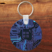 Porte-clés Geek Sortie carte de circuit électronique Nerd PCB (Recto)