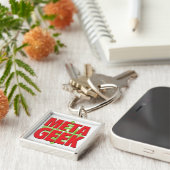 Porte-clés Geek v2 de méta (Côté)