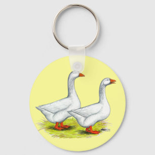 Porte-clés Geese: Embden Pair