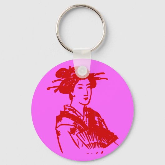Porte-clés Geisha (Recto)