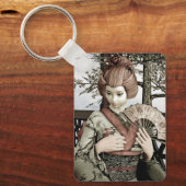 Porte-clés Géisha Vintage (Recto)