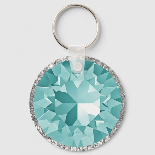 Porte-clés Gem rose (Verso)