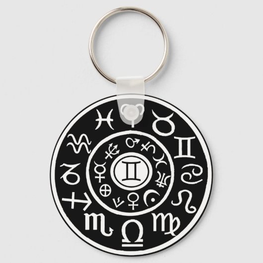 Porte-clés Gémeaux Zodiaque (Recto)