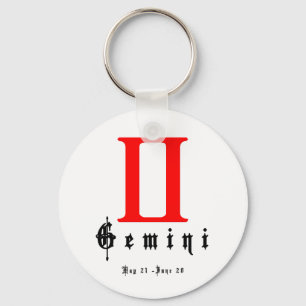 Porte-clés Gemini, 21 mai - 20 juin