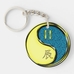 Porte-clés Gemini & Dragon d'eau