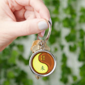 Porte-clés Gemini et chèvre de bois (main)