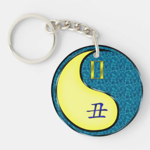 Porte-clés Gemini et Ox d'eau