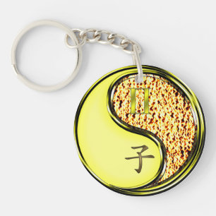 Porte-clés Gemini et rat de feu