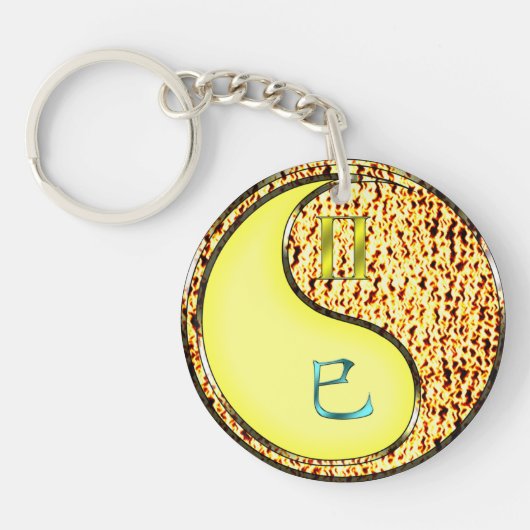 Porte-clés Gemini et serpent de feu (Devant)