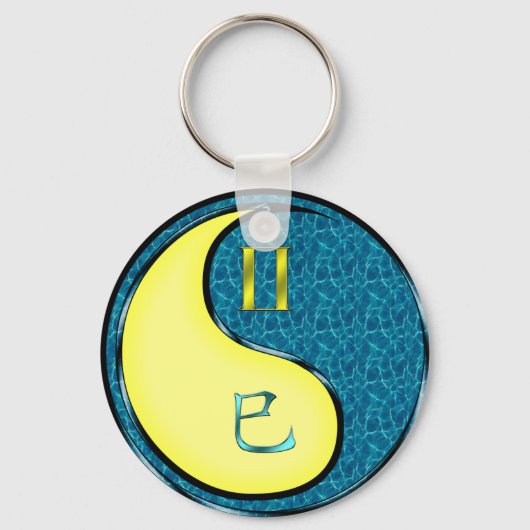 Porte-clés Gemini et Serpent d'eau (Recto)
