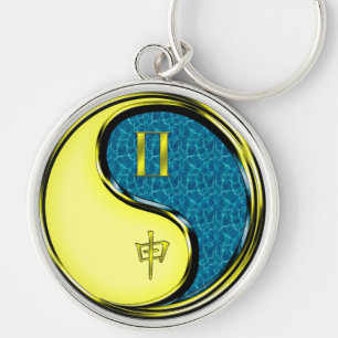 Porte-clés Gemini et singe de l'eau