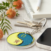 Porte-clés Gemini et tigre d'eau (Devant Droit)