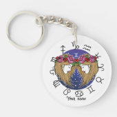 Porte-clés Gemini & Libra Acrylic Keychain (Devant)