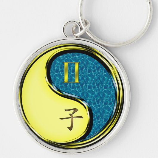 Porte-clés Gemini & Rat d'eau (Devant)