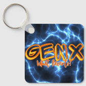 Porte-clés Gen X Pride Keychain (Recto)
