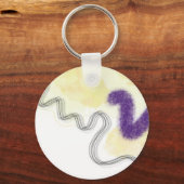 Porte-clés Gender Neutral Hebrew Pronoun, Nonbinary Colors (Verso)