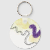 Porte-clés Gender Neutral Hebrew Pronoun, Nonbinary Colors (Verso)