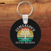 Porte-clés Généalogie - Tout est relatif (Recto)