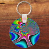 Porte-clés Générateur arc-en-ciel - Fractal (Recto)