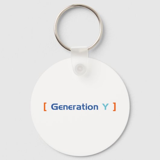 Porte-clés Génération Y (Recto)