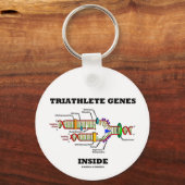 Porte-clés Gènes Triathlète à l'intérieur (réplication de l'A (Recto)