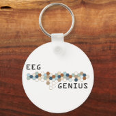 Porte-clés Génie EEG (Recto)