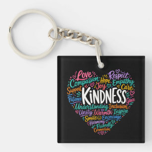 Porte-clés Gentillesse compassion empathie et respect