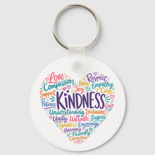 Porte-clés Gentillesse compassion empathie et respect