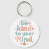 Porte-clés Gentle Self Care and Positive Reminder (Verso)