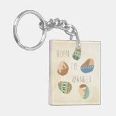 Porte-clés Geo extérieur IX | né pour errer (Devant gauche)