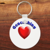 Porte-clés Géocaching cardiaque (Recto)