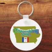 Porte-clés Geocaching Iowa Porte - clé (Recto)
