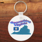 Porte-clés Geocaching Virginia Porte - clé (Recto)