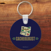 Porte-clés Géocentrage humoristique (Recto)