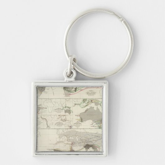 Porte-clés Géographie zoologique (Devant)