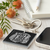 Porte-clés Géologie - Attends De Voir Un Rocher (Devant Droit)