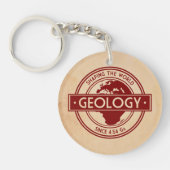 Porte-clés Géologie - Façonner le Logo Mondial (Europe) (Devant)