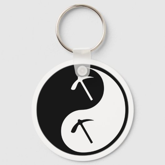 Porte-clés Géologie Yin Yang (Recto)