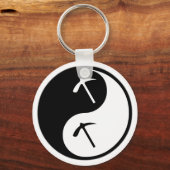 Porte-clés Géologie Yin Yang (Recto)