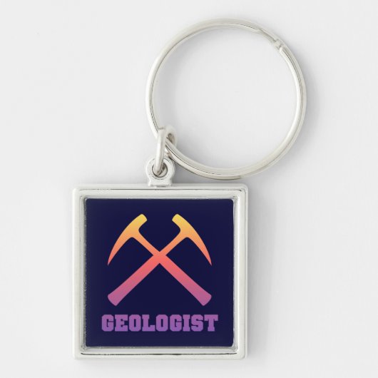 Porte-clés Géologue (Devant)