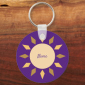 Porte-clés Geometric Sun Circle Thunder_Cove (Verso)