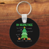 Porte-clés Géométrie géométrique Math Science Teacher (Recto)