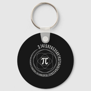 Porte-clés Géométrie Sacrée Pi Math Science Stem 3.14 Pi Jour