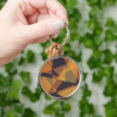 Porte-clés Géométrique, cool, tendance, moderne, triangles si (Main)